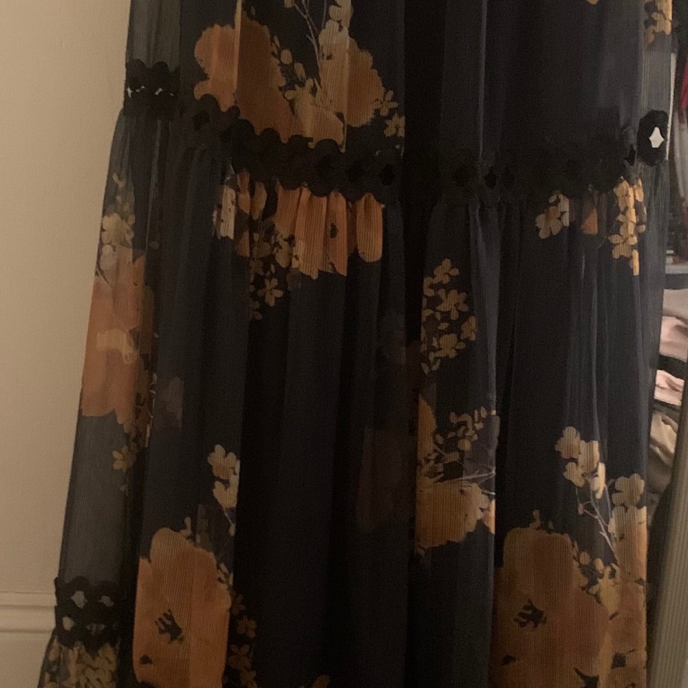 Sachin and Babi floral organza gown